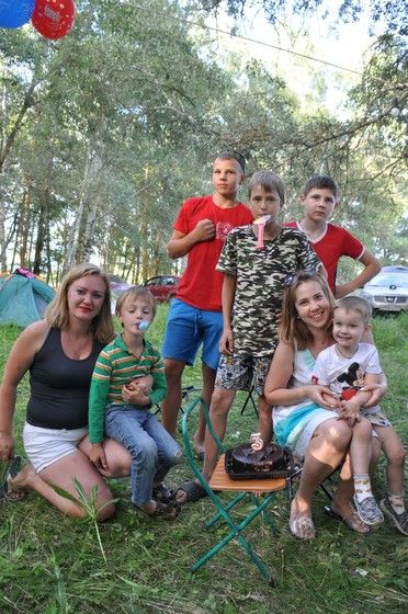 Наш отдых на Хопре и день рождение Тимоши.