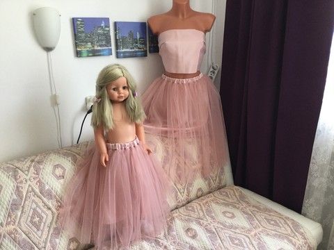 Юбочки из еврофатина Фэмили лук