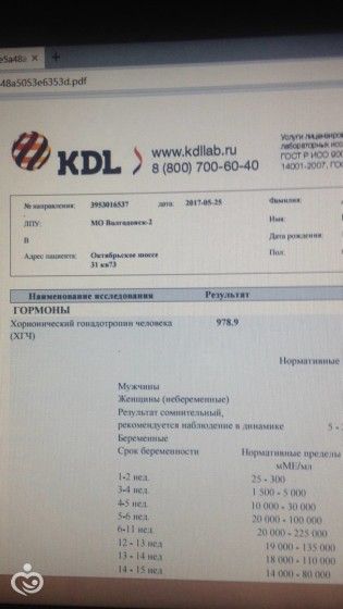 ХГЧ на 14 ДПП,