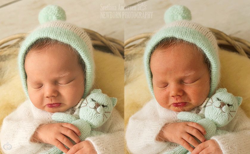 Примеры обработки в Newborn-съемке