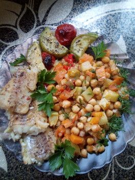 Нут с овощами Нут с овощами