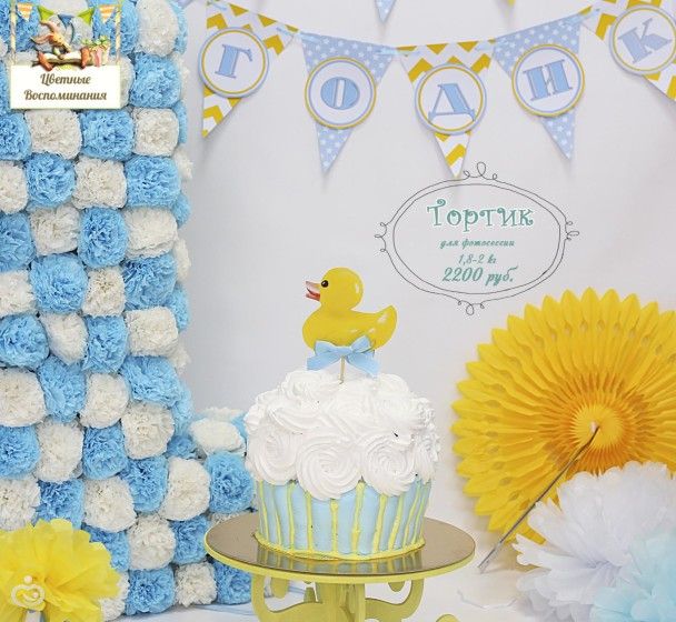 Декор для Фотосессии в стиле Smash Cake .