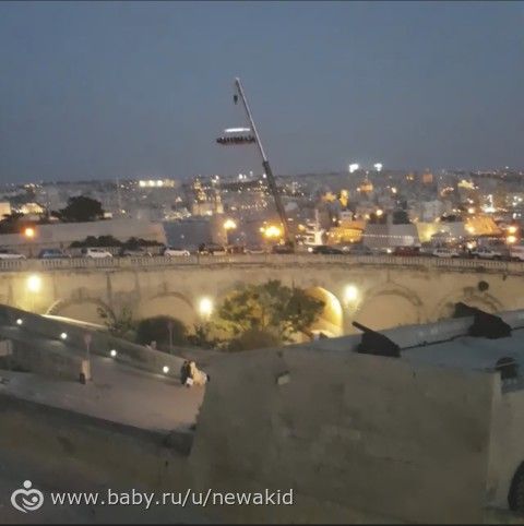 Ресторан в небе.Мальта