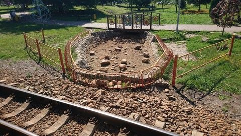 Новомосковск..детская железная дорога