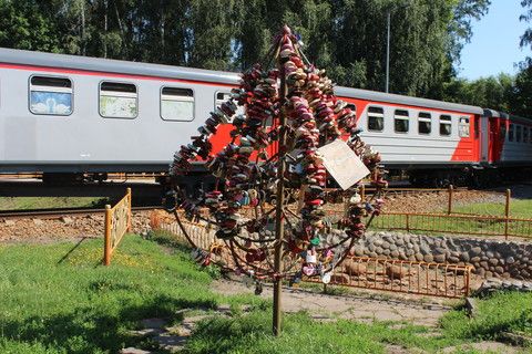 Новомосковск..детская железная дорога