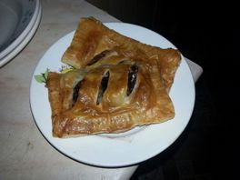 Слойки с бананами, рецепт Слойки с бананами, рецепт