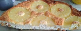 Творожная запеканка с изюмом и ананасами Творожная запеканка с изюмом и ананасами